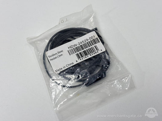 New BlackBerry Stereo Headset 3.5mm Audio Cable HDW 24529 001