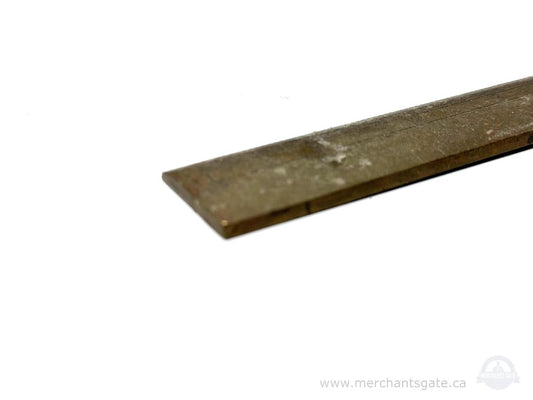 Solid Brass Engineers Machinist Ruler 12 Inch Imperial Graduated Scale