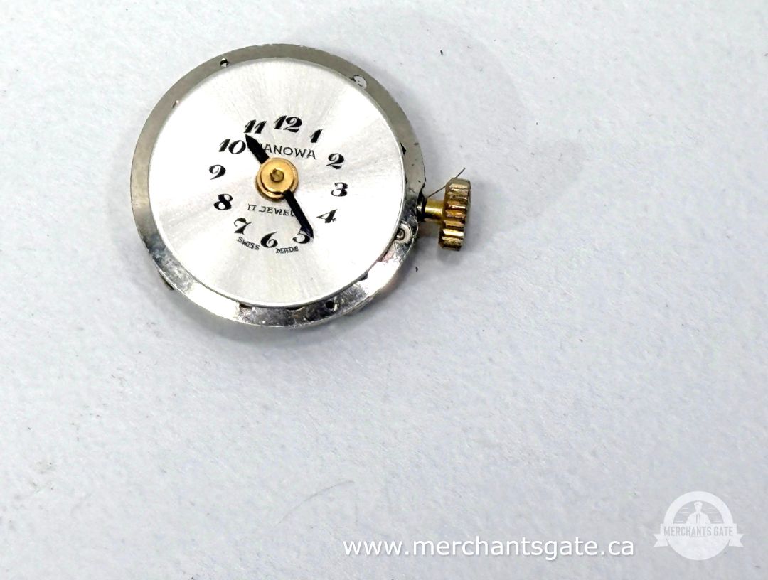 Vintage Hanowa Swiss Ring Watch 17 Jewels Mechanical Not Working