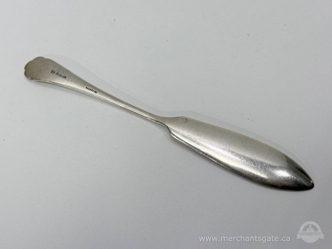 Antique British EP A1 Silver-Plated Fish Knife Single Replacement Piece