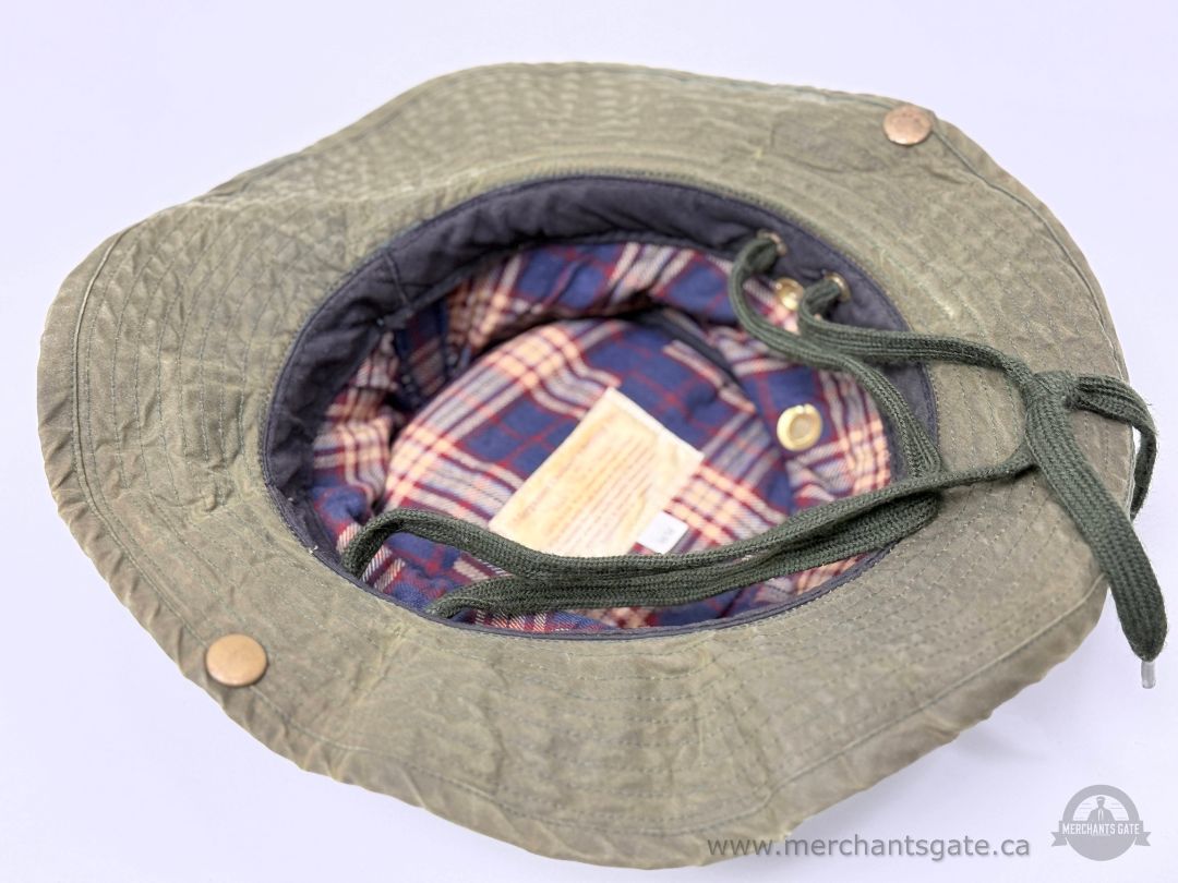 Merganser Outdoor Clothing Waxed Cotton Bush Hat Canada Made British Fabric