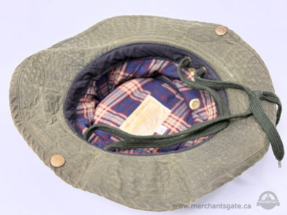 Merganser Outdoor Clothing Waxed Cotton Bush Hat Canada Made British Fabric