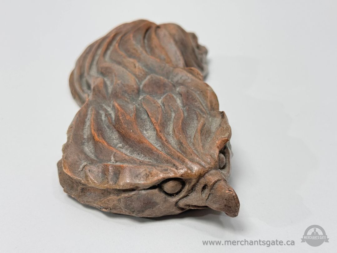 Signed Studio Ceramic Bird Sculpture “Wind Traveller” TBM Modern Pottery Art