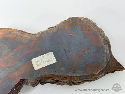 Signed Studio Ceramic Bird Sculpture “Wind Traveller” TBM Modern Pottery Art