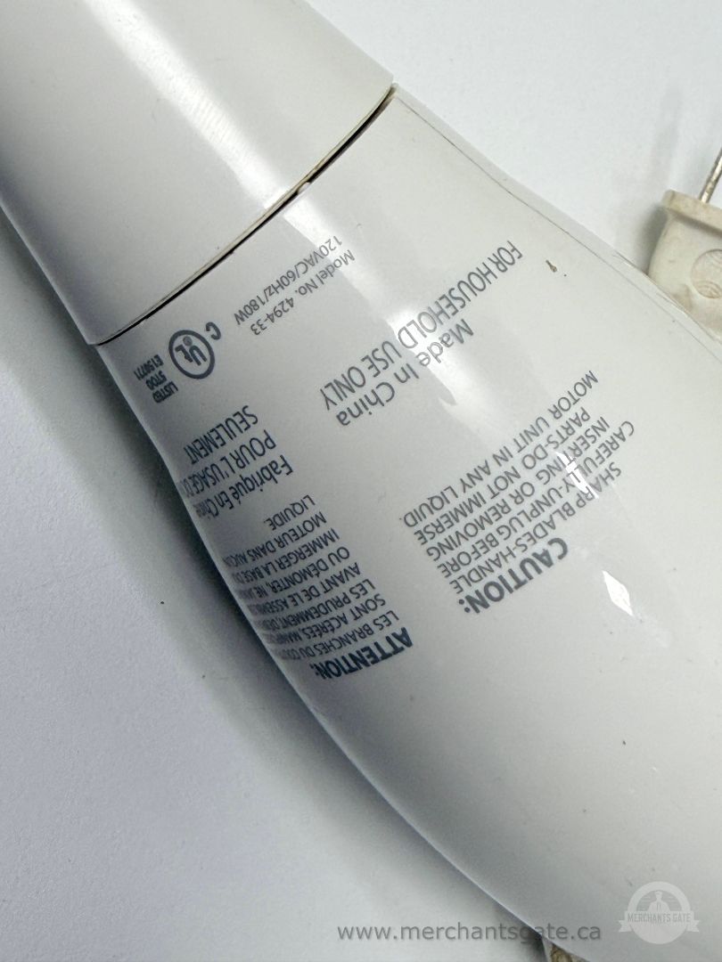 Sunbeam Immersion Hand Blender Motor Unit Only – Model 4793-33 / Tested Working