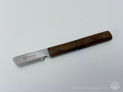 Mars 99 M-330 Stainless Pet Grooming Stripping Knife Comb (Made in Germany)
