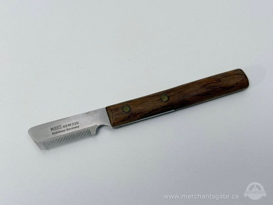 Mars 99 M-330 Stainless Pet Grooming Stripping Knife Comb (Made in Germany)
