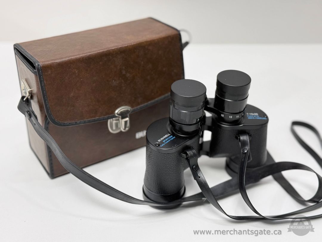 Vintage Bushnell J-B133 Binoculars with Case – 7×50 General Outdoor Optics