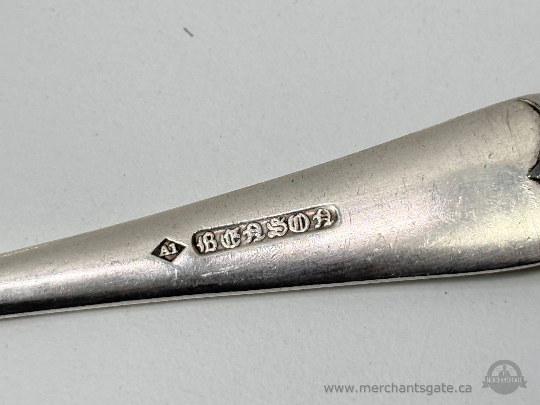 Set of 6 Vintage Silver Plate Spoons 7" Long Hallmarked / Barrhaven
