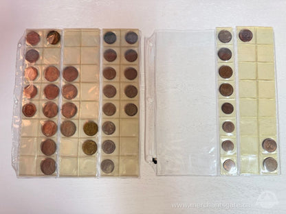 Large Mixed World Coin Lot British + European 1880s–1990s No Silver