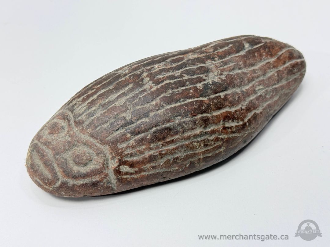 Hand Carved Stone Sculpture Abstract Tribal Style Decorative Art Piece
