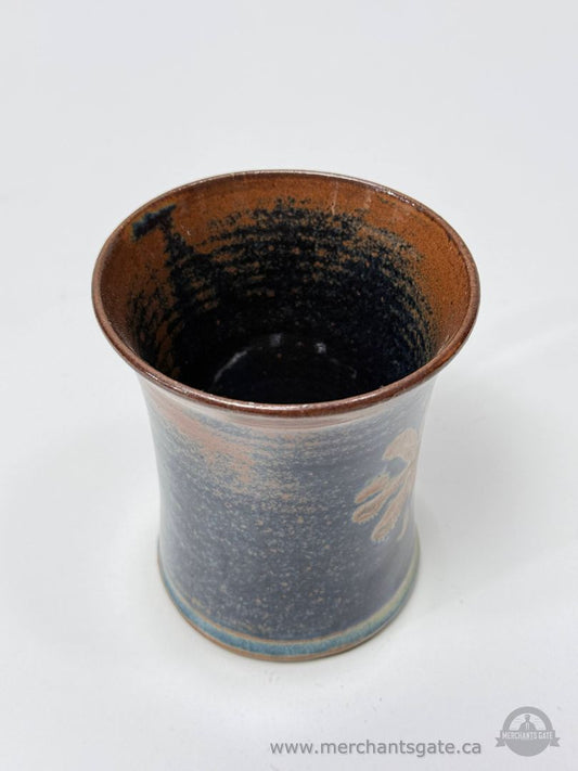 Hand Thrown Studio Pottery Mug Signed Donn Zver Canadian Pottery Stoneware Coffee Cup