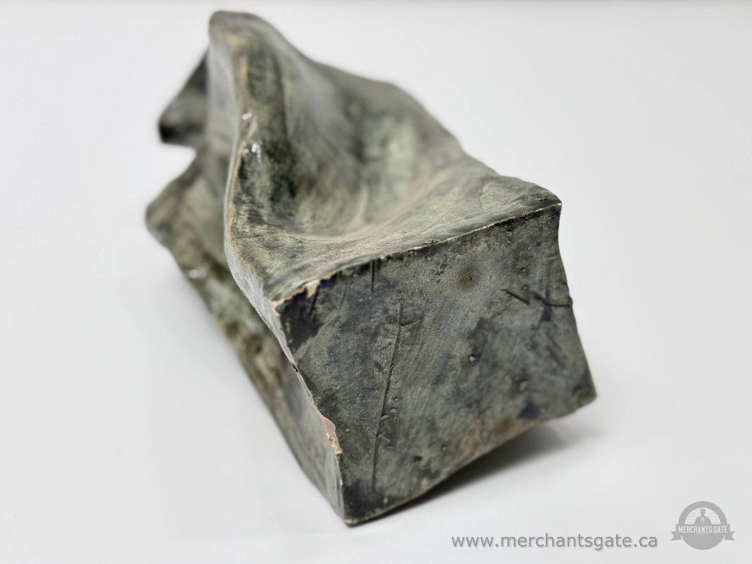 Abstract Studio Pottery Vase | Brutalist Style Stoneware | Hand-Formed Art Vase