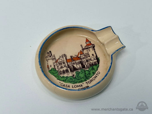 Vintage Casa Loma Toronto Ashtray Royal Victoria Wade England Pottery 3.5”