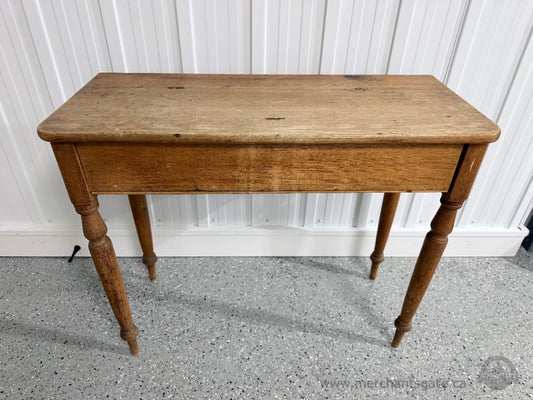 Antique Oak Lift-Top Writing Table Utility Desk c.1900–1930