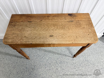 Antique Oak Lift-Top Writing Table Utility Desk c.1900–1930