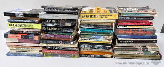 Huge 85-Book Mystery Novel Lot – Dick Francis, P.D. James, Sayers, Christie