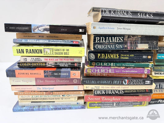 Huge 85-Book Mystery Novel Lot – Dick Francis, P.D. James, Sayers, Christie