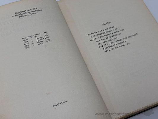 Vintage A.A. Milne Winnie-the-Pooh Hardcover Books (1926 & 1928) – Set of 2