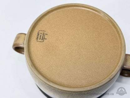 Denby Romany Brown Stoneware Lidded Casserole Dish England 7.75”
