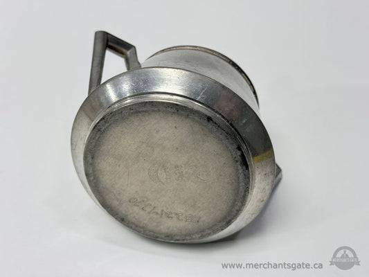 Vintage Metal Creamer Sugar Cup Double Handle Hotel Restaurant Serviceware