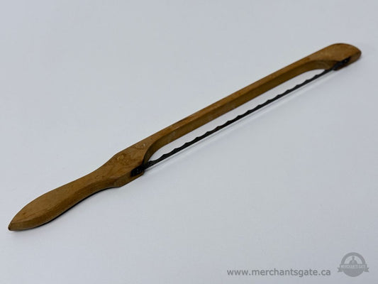 Vintage Wooden Handled Bread or Meat Saw Knife 14 Inch Kitchen Tool