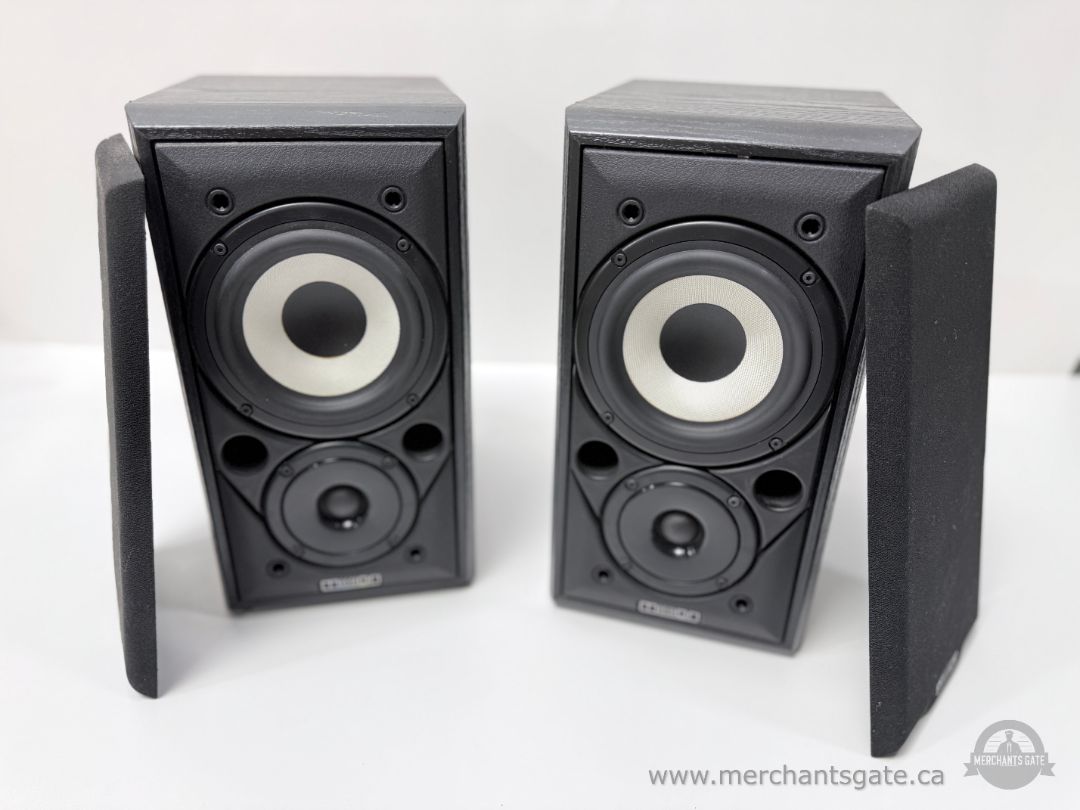 Mission 700 2-Way Bookshelf Speakers – 45–20kHz Frequency Response – Pair