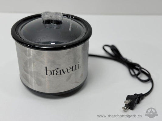 Bravetti Electric Slow Cooker Stainless Steel with Lid