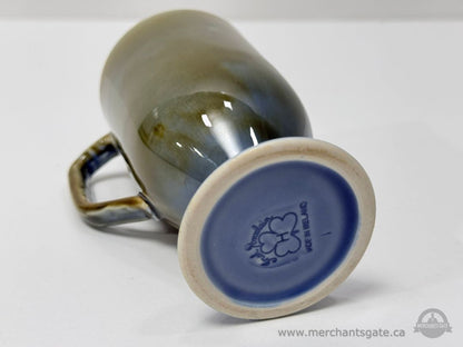 Irish Coffee Stoneware Mug Made in Ireland Footed Ceramic Cup