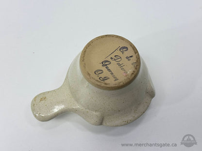 Guernsey Pottery Vintage Stoneware Egg Separator with Handle