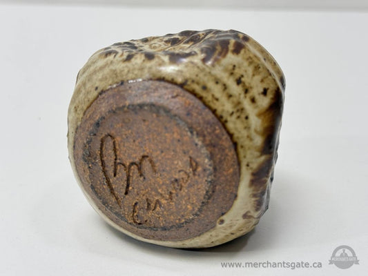 Handmade Studio Pottery Bud Vase Signed Ceramic Art Vessel