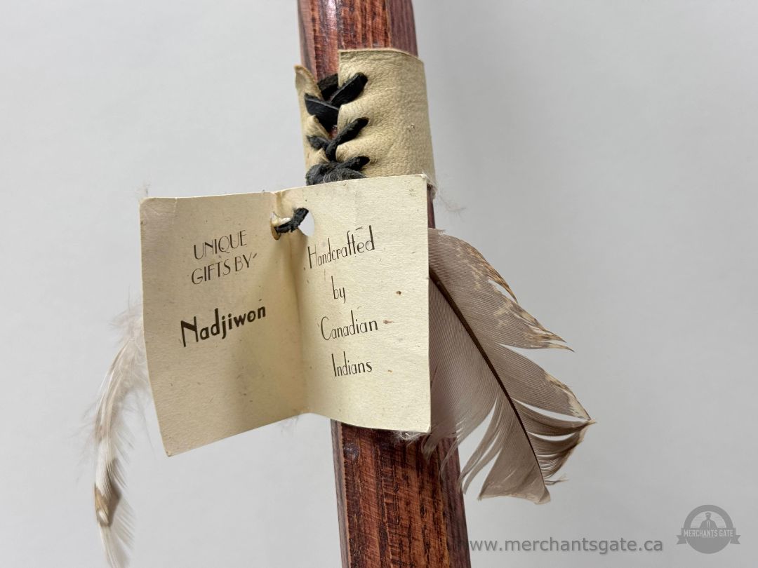 Nadjiwon Handcrafted Wooden Walking Stick – Unique Gifts by Nadjiwon – 52"