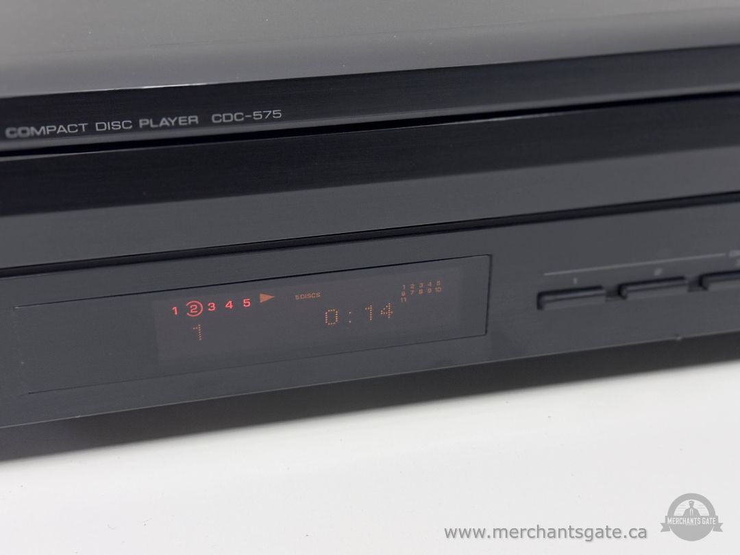 Yamaha CDC 575 Five Disc CD Changer Compact Disc Player Black
