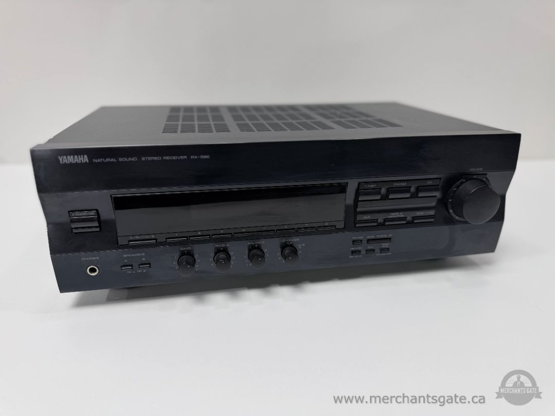 Yamaha RX 396 Natural Sound Stereo Receiver Black Vintage Audio Component
