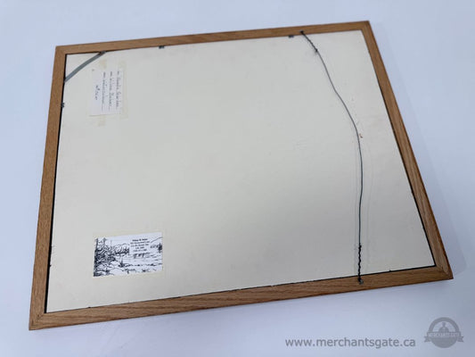 Original Watercolour Painting “Hoad’s Garden” by Wilma Baker – Framed