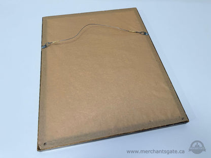 Original Watercolour Town Scene by G.H. Buckman (1920) Signed / Framed Antique Art