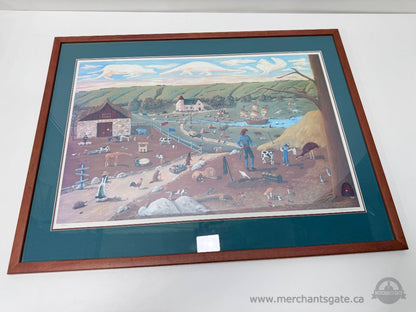 Arnie Tiefenbach “Ben’s Farm” Limited Edition Art Print (18/250) – Framed