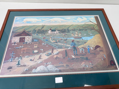 Arnie Tiefenbach “Ben’s Farm” Limited Edition Art Print (18/250) – Framed