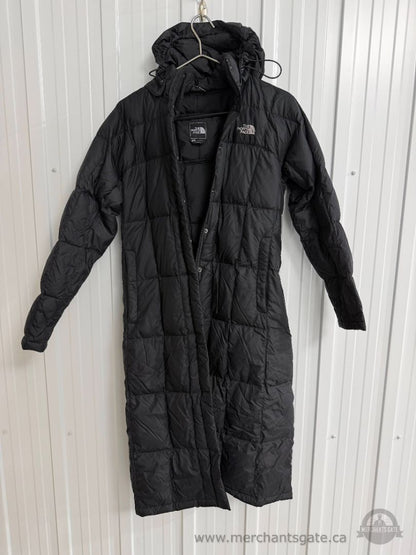 The North Face Women’s Size Medium Long Black 700-Fill Down Coat / Parka – Excellent Condition