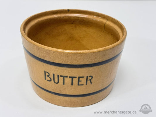 Antique T.G. Green Gresley England Stoneware Butter Crock No Lid / Guernsey