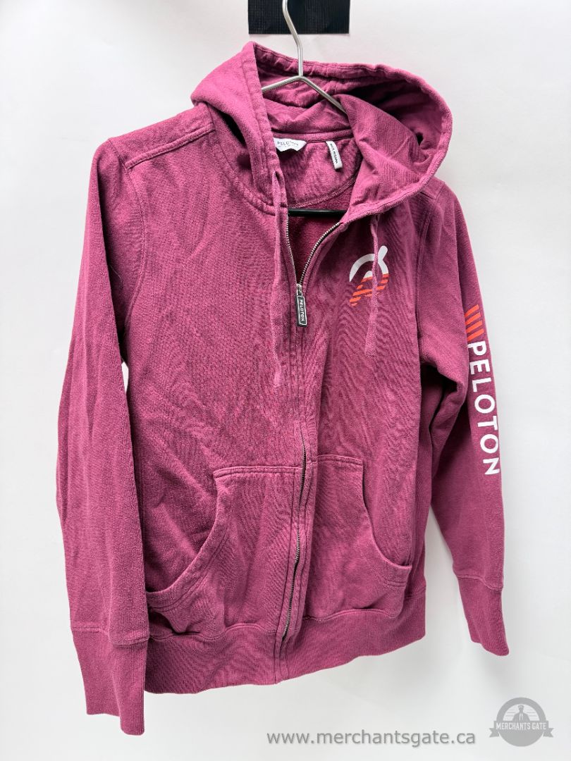 Peloton Full Zip Hoodie Sweatshirt XL with Hood Athletic Casual Wear