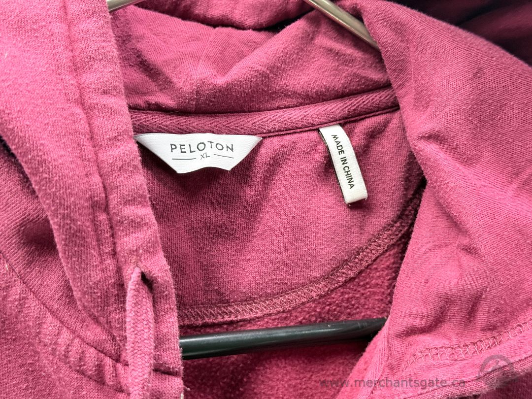 Peloton Full Zip Hoodie Sweatshirt XL with Hood Athletic Casual Wear