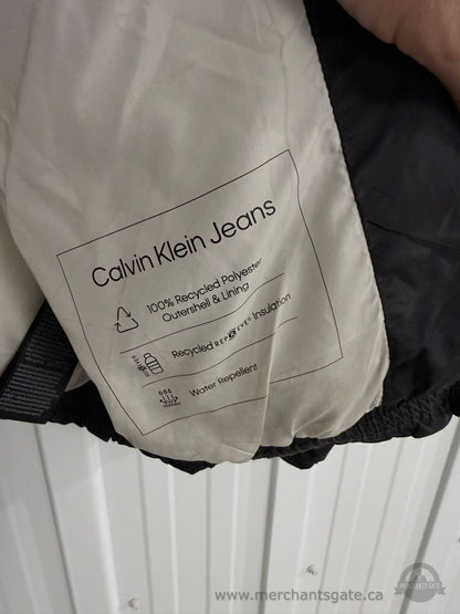 Calvin Klein Jeans Women’s Black Puffer Jacket – Size Medium
