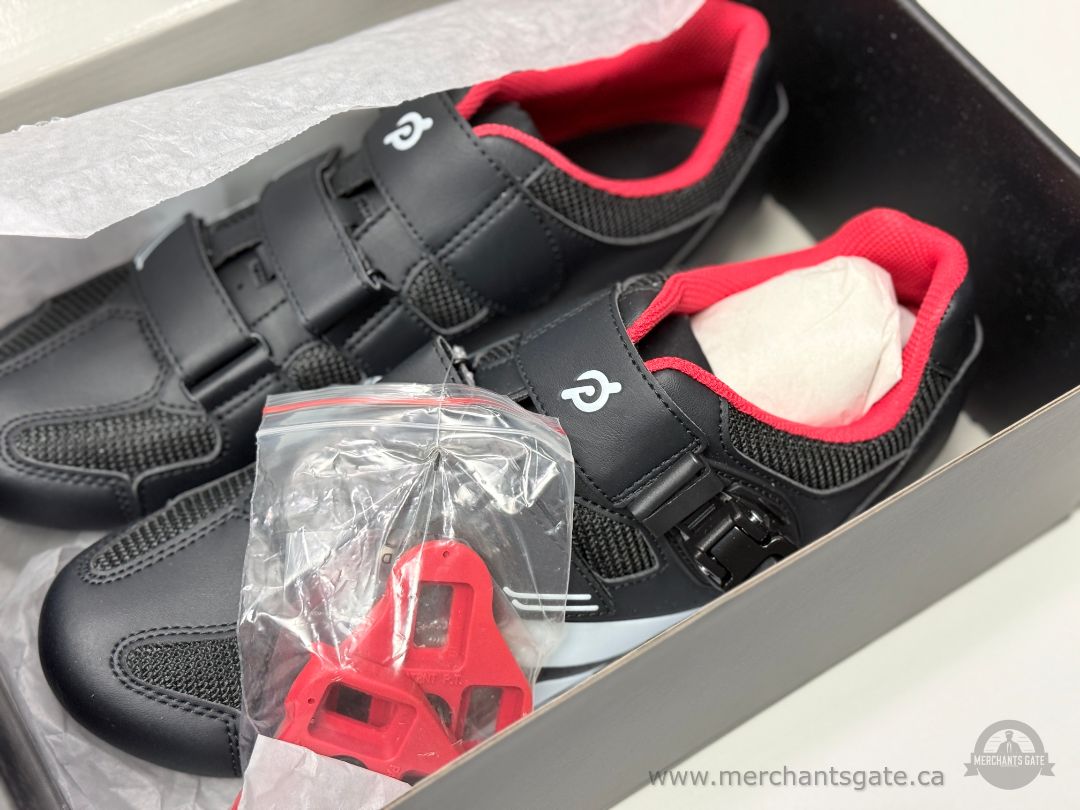 New Mens Cycling Shoes Size 45 EU with Delta Cleats Compatible with Peloton Indoor Bikes