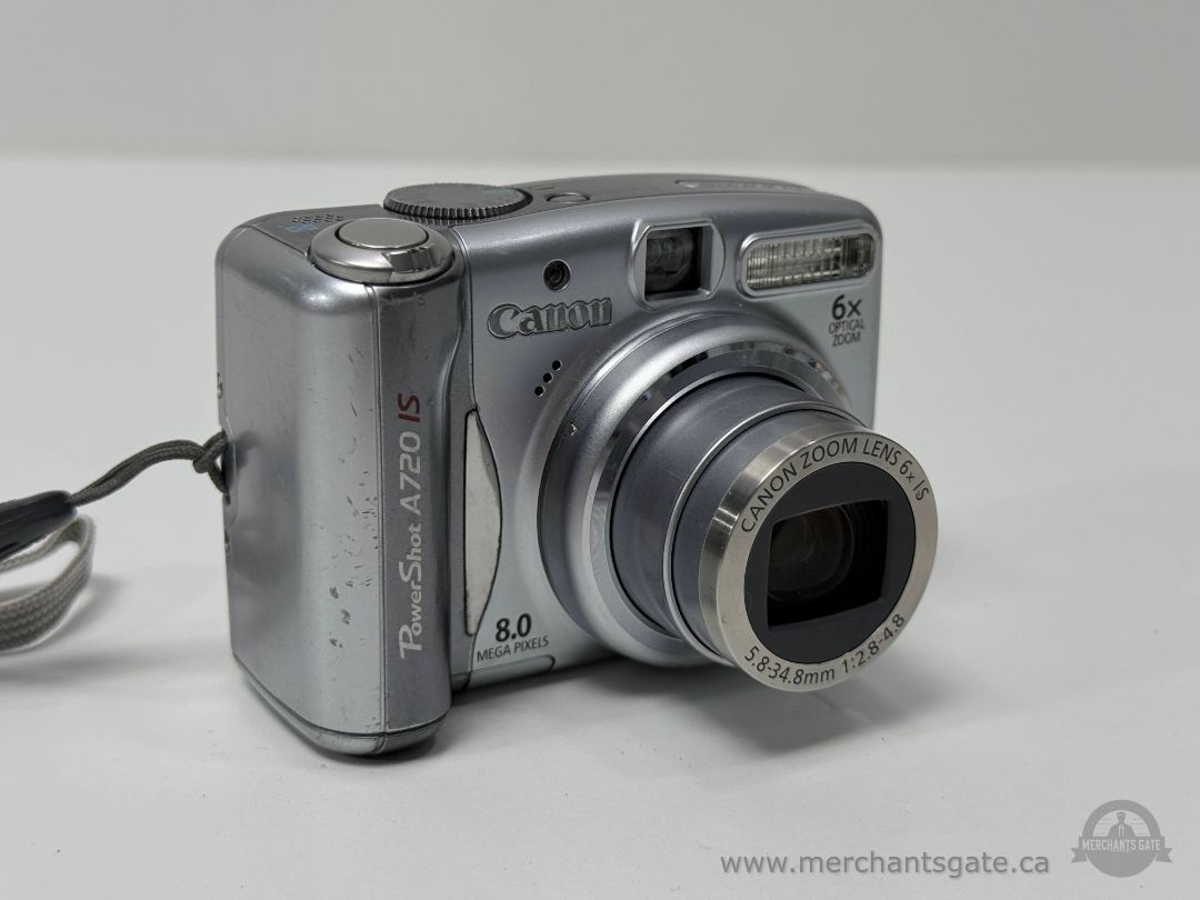 Canon PowerShot A720 IS 8.0MP Digital Camera – 6x Optical Zoom