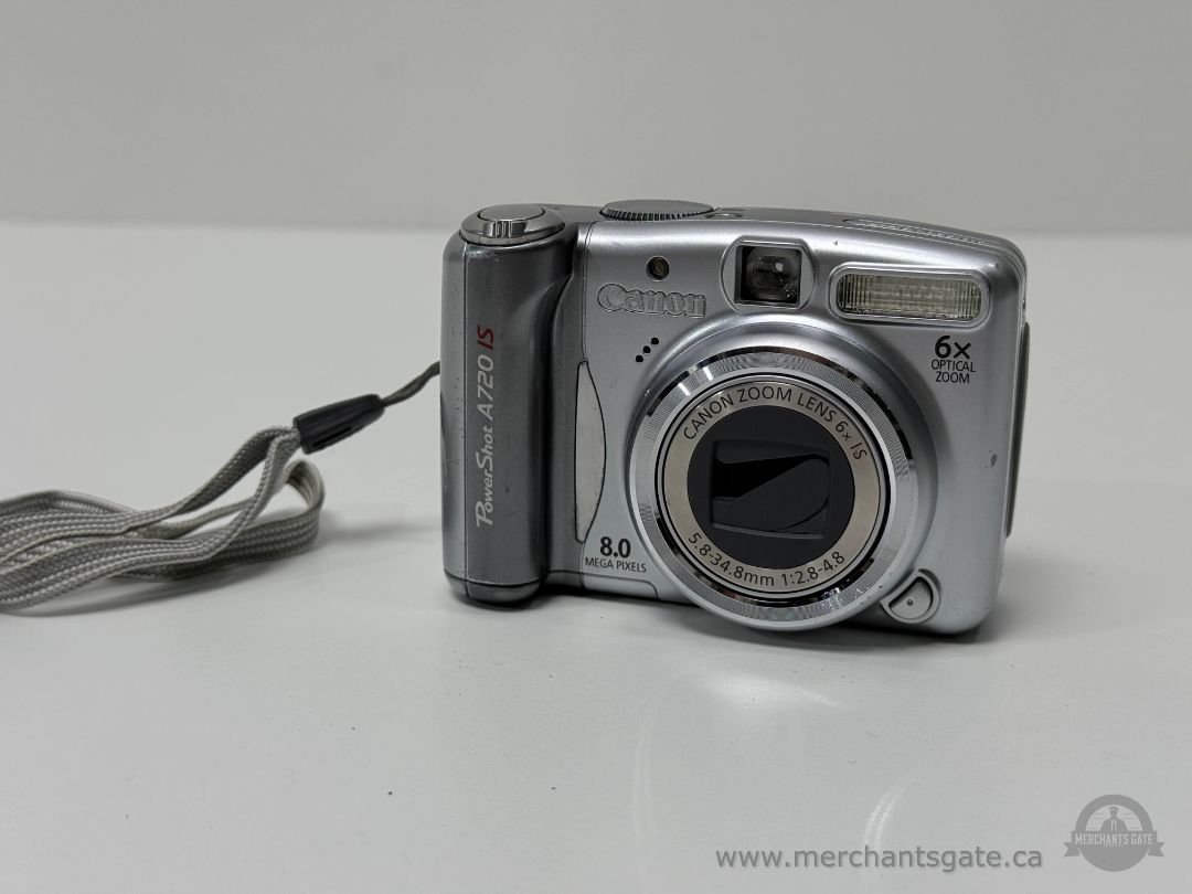 Canon PowerShot A720 IS 8.0MP Digital Camera – 6x Optical Zoom