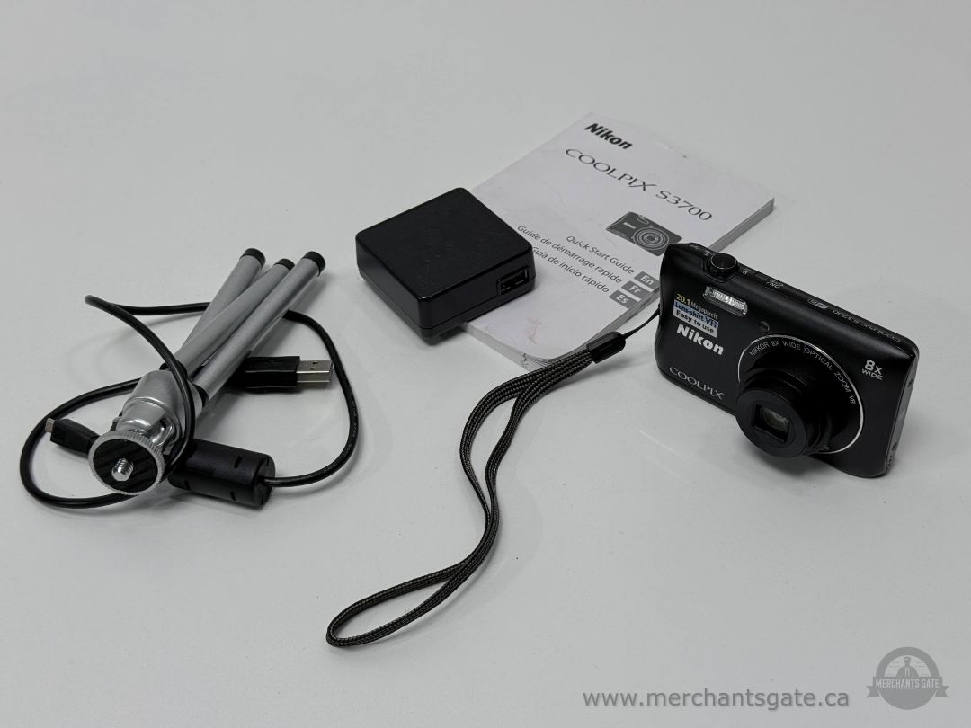Nikon COOLPIX S3700 20.1MP Digital Camera – 8x Optical Zoom Wi-Fi