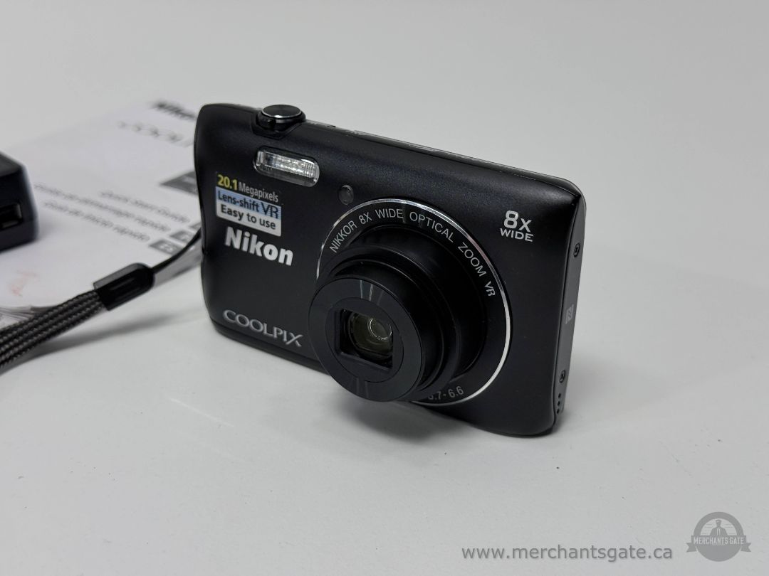 Nikon COOLPIX S3700 20.1MP Digital Camera – 8x Optical Zoom Wi-Fi