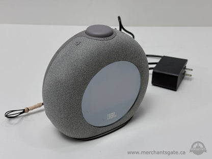 JBL Horizon Bluetooth Alarm Clock Speaker with Ambient Light and Power Adapter