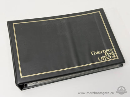 Guernsey Post Office Stamp Card Collection – Large Binder Lot (17 Pages, 1980s–1990s)